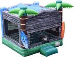 14 ft California Beach Tropical Bounce House