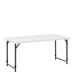 4' kids size Folding Table Off-White