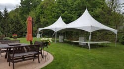 20 x 40 High Peak Frame Tent- White