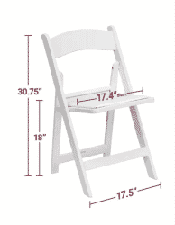 3b9a8ay7 1741744679 Padded Resin Chairs - White