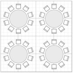 Seating20high20peak20tent20ninja20bounce20house2020x20 1741 1 20 x 20 High Peak Frame Tent- White