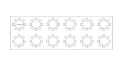 ninja20bounce20house202020x206020high20peak20tent20chairs 1 20 x 60 High Peak Frame Tent- White