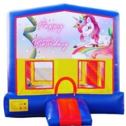 Unicorn Theme Classic Bounce House